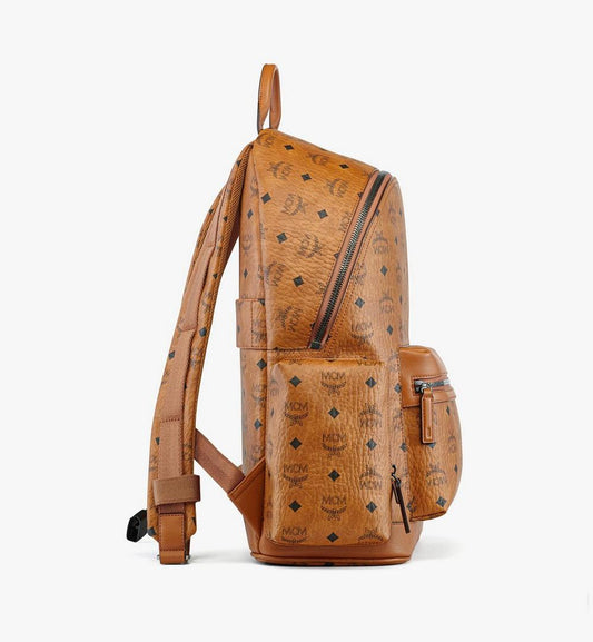 MMKFSVE05CO001-Stark Backpack in Visetos|COGNAC