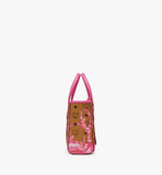 MWPFSMT01Q1001-Toni Top-Zip Shopper in Cubic Coral Visetos|SANGRIA SUNSET