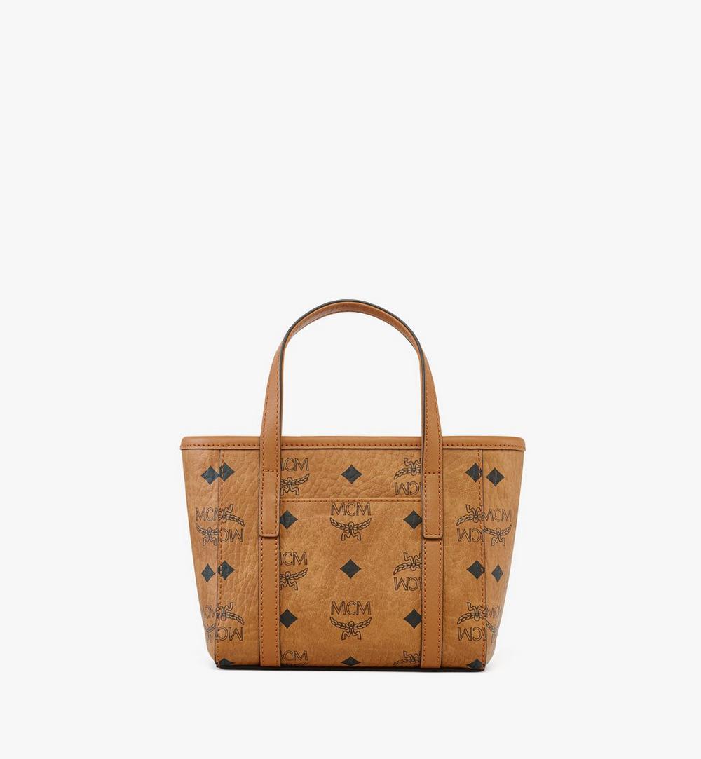 MWPFSMT03CO001-Toni Top-Zip Shopper in Visetos|COGNAC