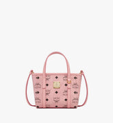 MWPFSMT03PZ001-Toni Top-Zip Shopper in Visetos|SOFT PINK