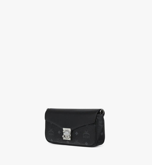 MWRGSXT01BK001-Tracy Crossbody in Visetos Leather Mix|BLACK