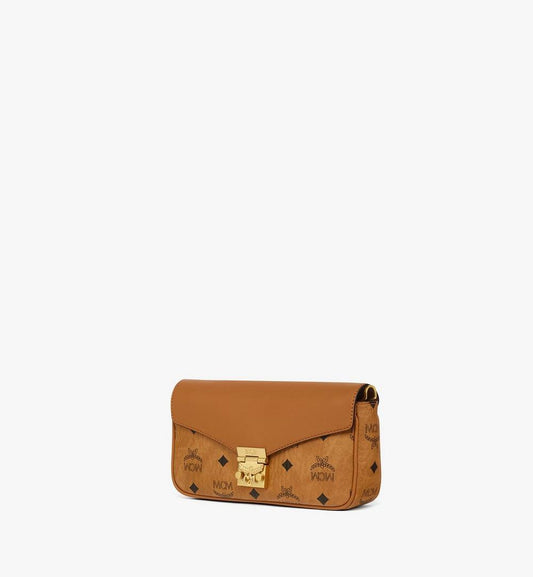 MWRGSXT01CO001-Tracy Crossbody in Visetos Leather Mix|COGNAC