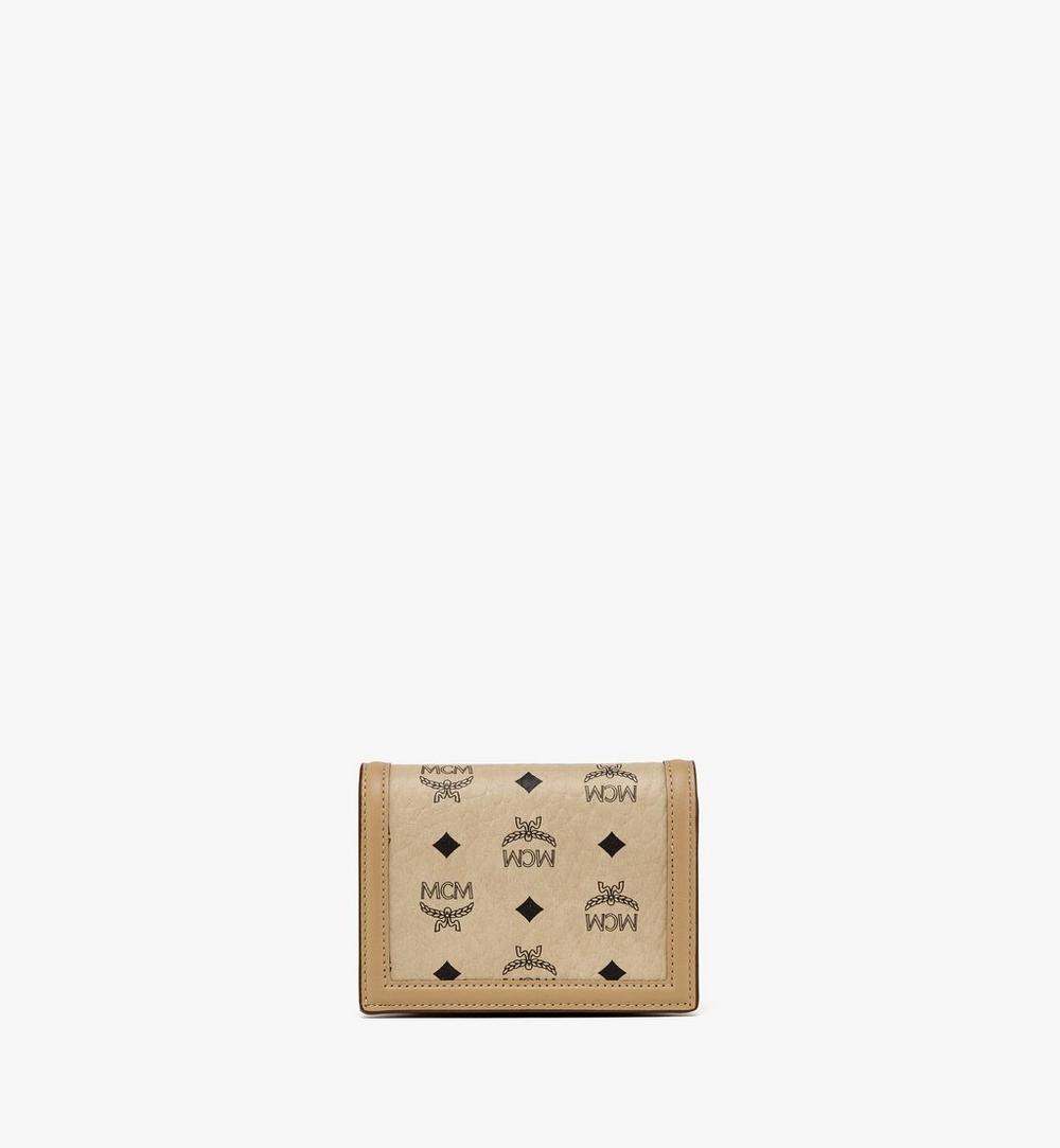 MYSDSXT01I8001-Tracy Wallet in Visetos|BEIGE + BLACK
