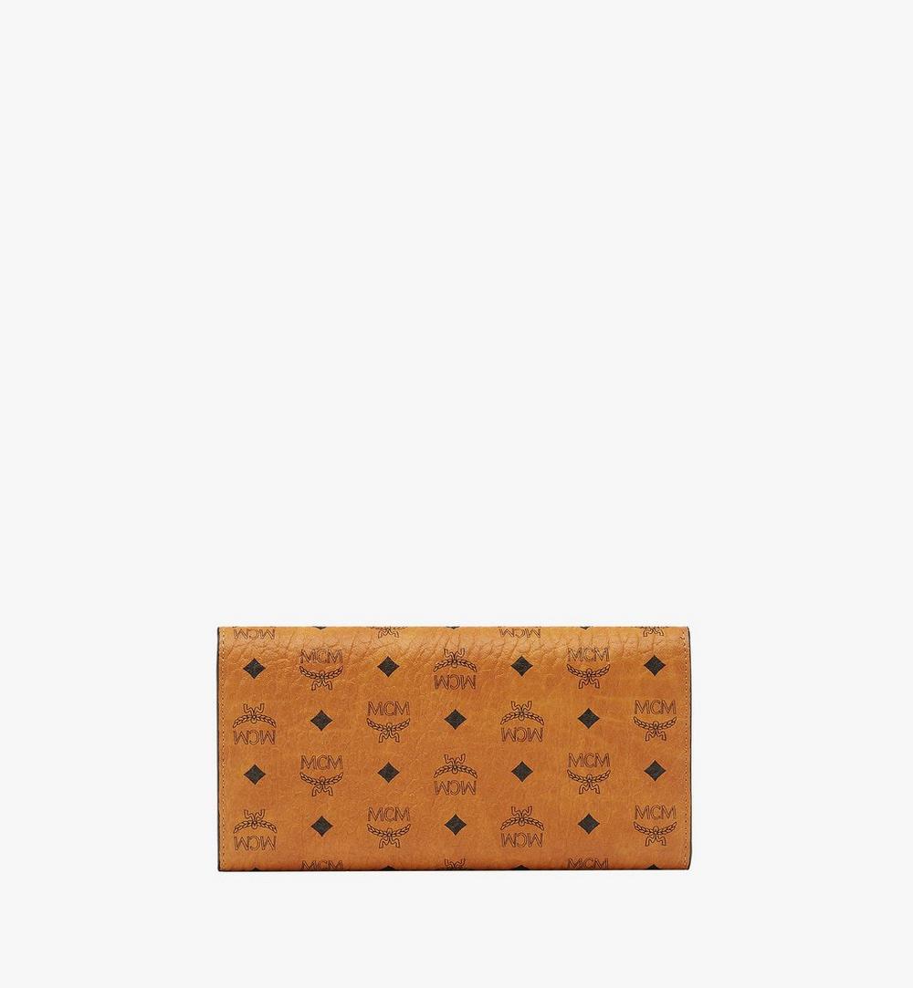 MYLAAVI01CO001-Trifold Wallet in Visetos Original|COGNAC
