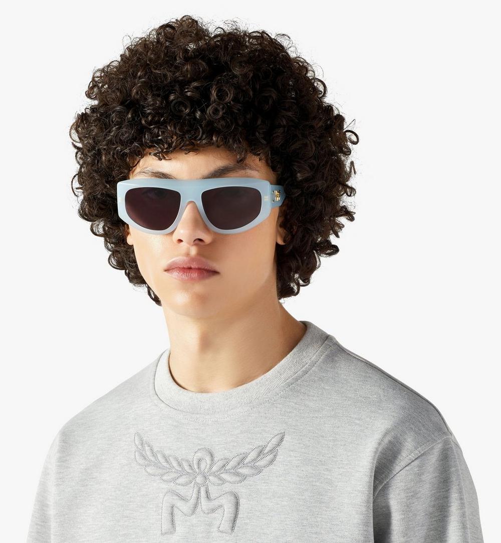 MEGESMM02LU001-Unisex Square Sunglasses|BLUE