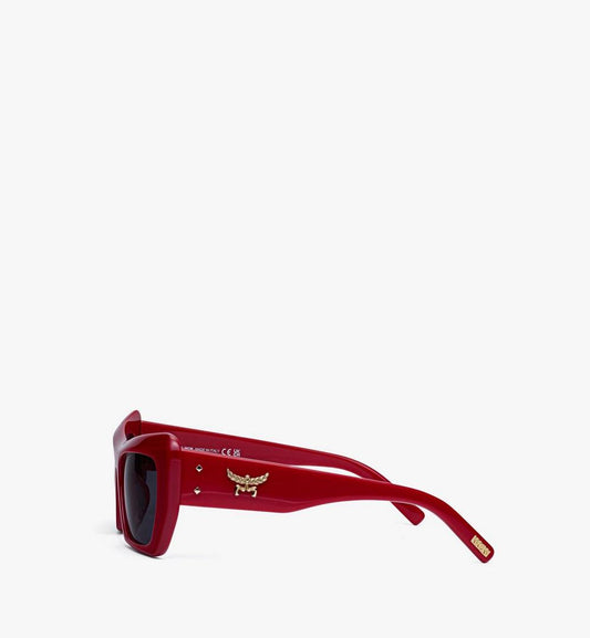 MEGESMM04RE001-Unisex Square Sunglasses|RED