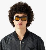 MEGESMM01BK001-Unisex Square Sunglasses|BLACK