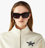 MEGESMM04BK001-Unisex Square Sunglasses|BLACK