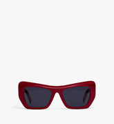 MEGESMM04RE001-Unisex Square Sunglasses|RED