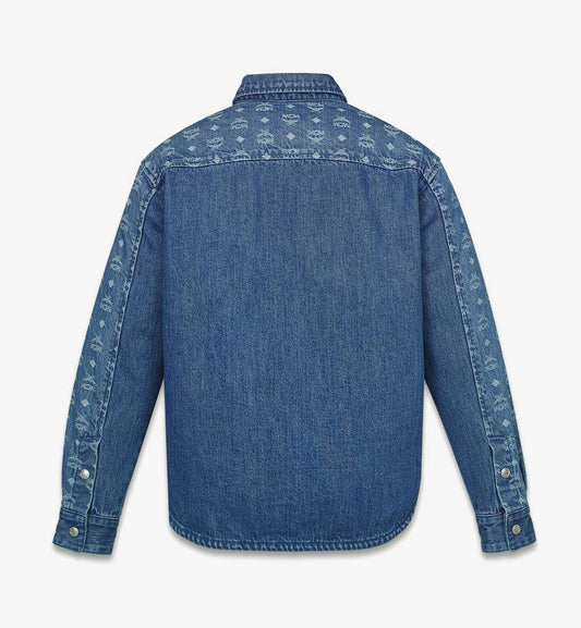 MFHFAMM01HD042-W MCM COL JQD MIX DENIM SHIRT HD, 042|DENIM BLUE