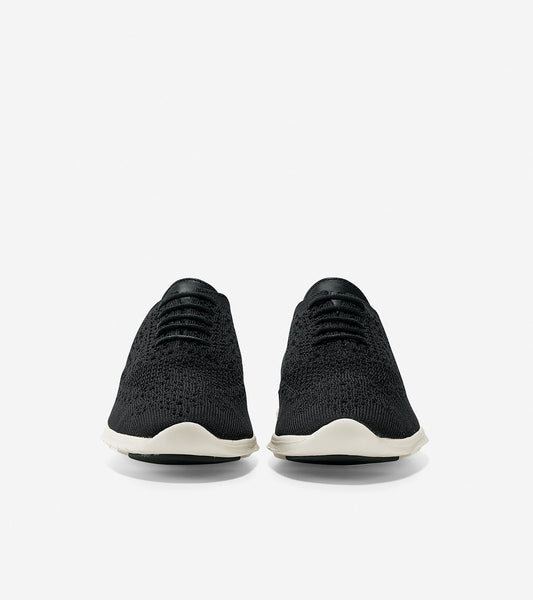 ColeHaan-ZERØGRAND Wingtip Oxford-w06723-Black Stitchlite™-Ivory
