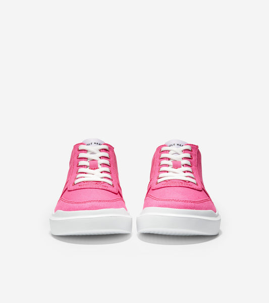 ColeHaan-GrandPrø Rally Canvas Court Sneaker-w23289-Bright Berry