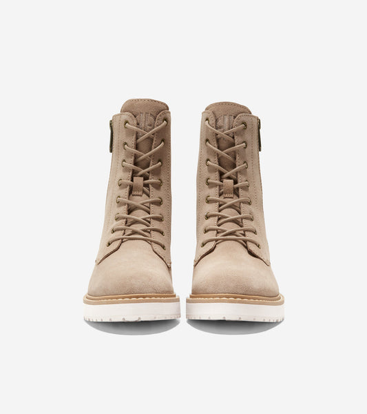 W24848-Women's Greenwich Lace-Up Bootie-Latte-Antique Brass