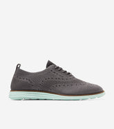 w24923-ØriginalGrand Wingtip Oxford-Ch Dk Pavement / Misty Jade