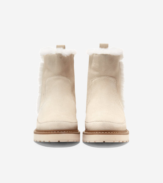W26256-Women's Greenwich Bootie-Angora Suede-Shearling