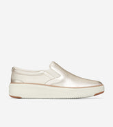 w26880-GrandPrø Topspin Slip-On Sneaker-Gold Talca-Ivory