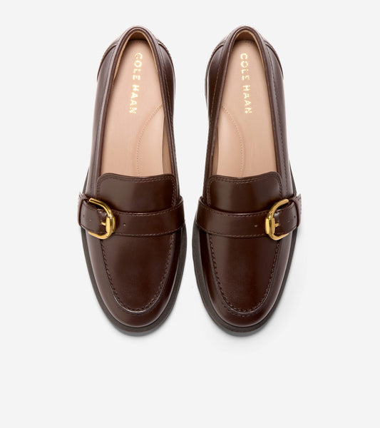 giana buckle loafers