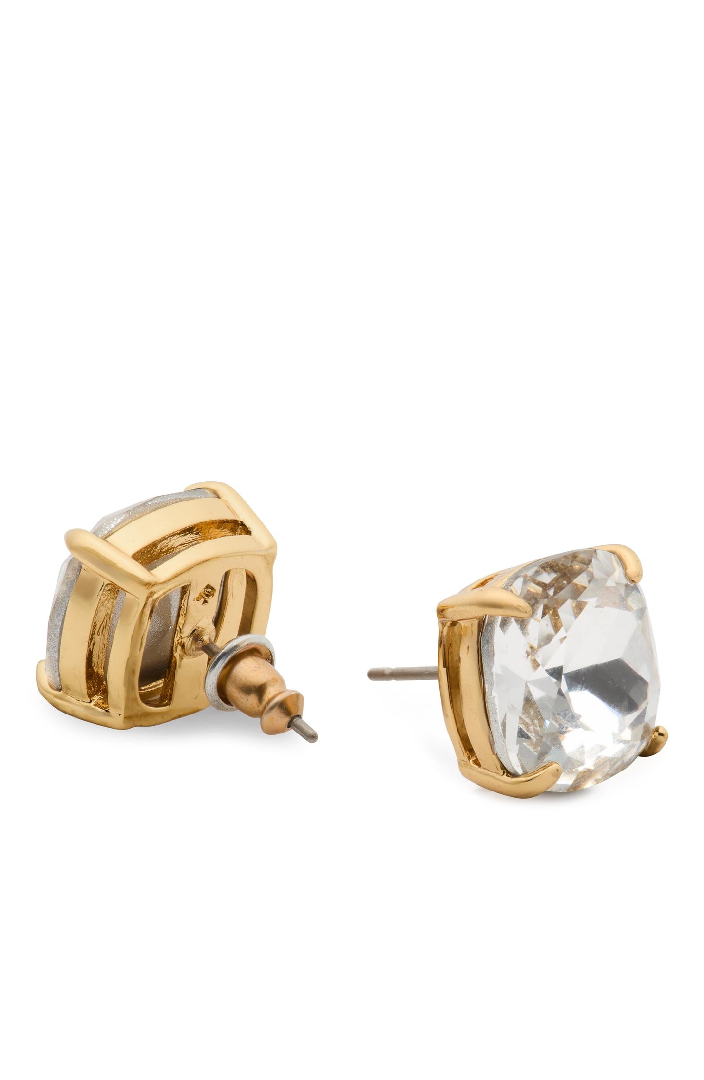 WBRU5044-SMALL SQUARE STUDS-Clear