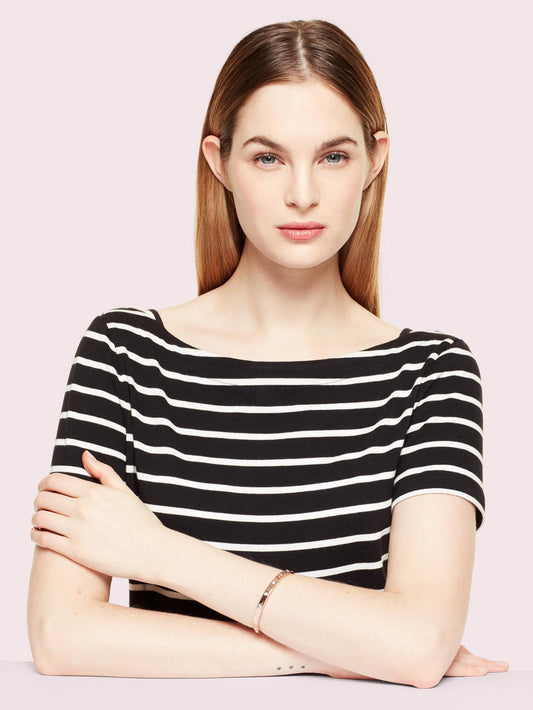 WBRUB746-metal stone hinged bangle-Clear/Rose