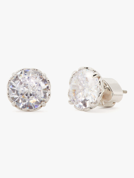 Pave Round Large Stud