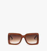 MEGBAMM07NR001-Women’s MCM711S Rectangular Sunglasses|BROWN