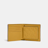C1231-3-In-1 Wallet In Signature Leather-Yellow Gold