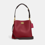 C3766-Willow Bucket Bag In Colorblock-B4/Cherry