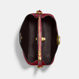 C3766-Willow Bucket Bag In Colorblock-B4/Cherry