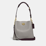 C3766-Willow Bucket Bag In Colorblock-B4/Dove Grey Multi