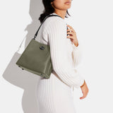 C3766-Willow Bucket Bag In Colorblock-B4/Dove Grey Multi