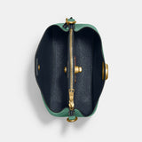 C3766-Willow Bucket Bag In Colorblock-B4/Bright Green Multi