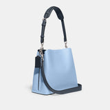 C3766-Willow Bucket Bag In Colorblock-Lh/Pool Multi