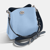 C3766-Willow Bucket Bag In Colorblock-Lh/Pool Multi