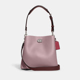 C3766-Willow Bucket Bag In Colorblock-Lh/Faded Purple Multi