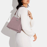 C3766-Willow Bucket Bag In Colorblock-Lh/Faded Purple Multi