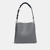 C3766-Willow Bucket Bag In Colorblock-Lh/Grey Blue Multi
