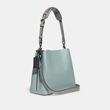 C3766-Willow Bucket Bag In Colorblock-V5/Aqua Multi