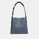 C3766-Willow Bucket Bag In Colorblock-V5/Washed Chambray Multi