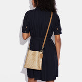 CA582-Mollie Bucket Bag 22 In Signature Canvas