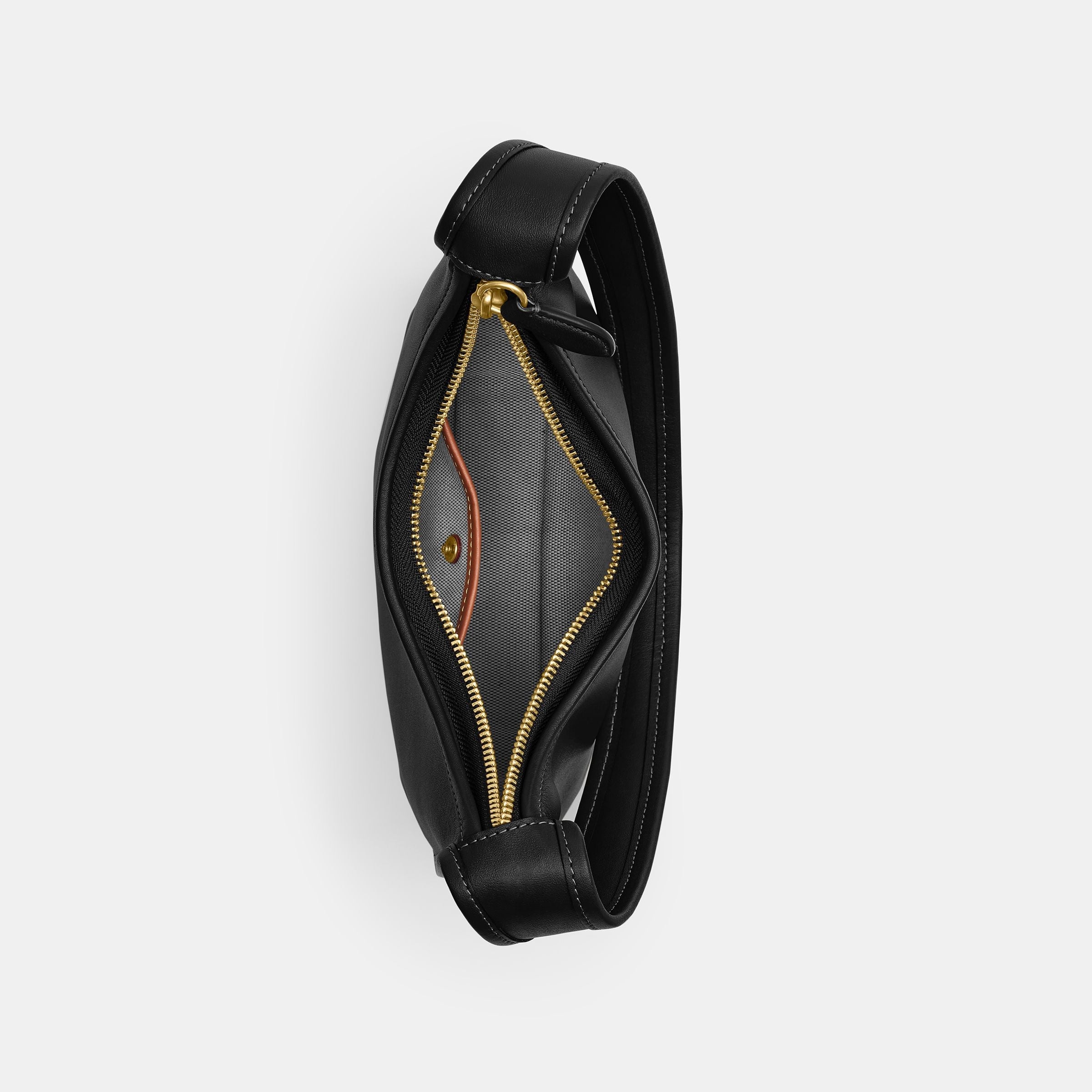 CAF11-Curve Zip Bag-B4/Black