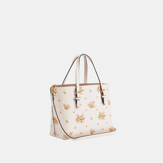 CAL44-MOLLIE TOTE BAG 25 WITH FLORAL PRINT-IM/Chalk Multi