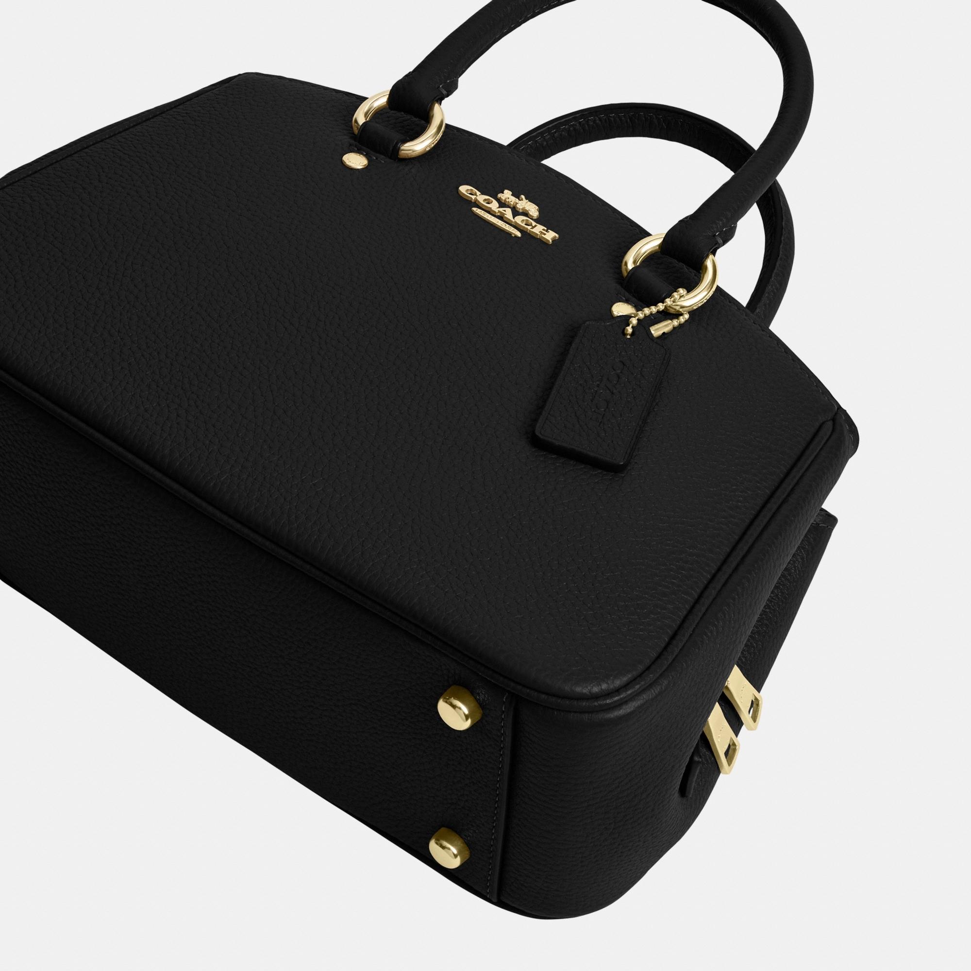 CAL54-SAVANNAH SMALL CARRYALL BAG-IM/Black