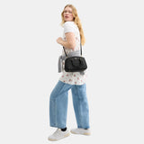 CAL54-SAVANNAH SMALL CARRYALL BAG-IM/Black