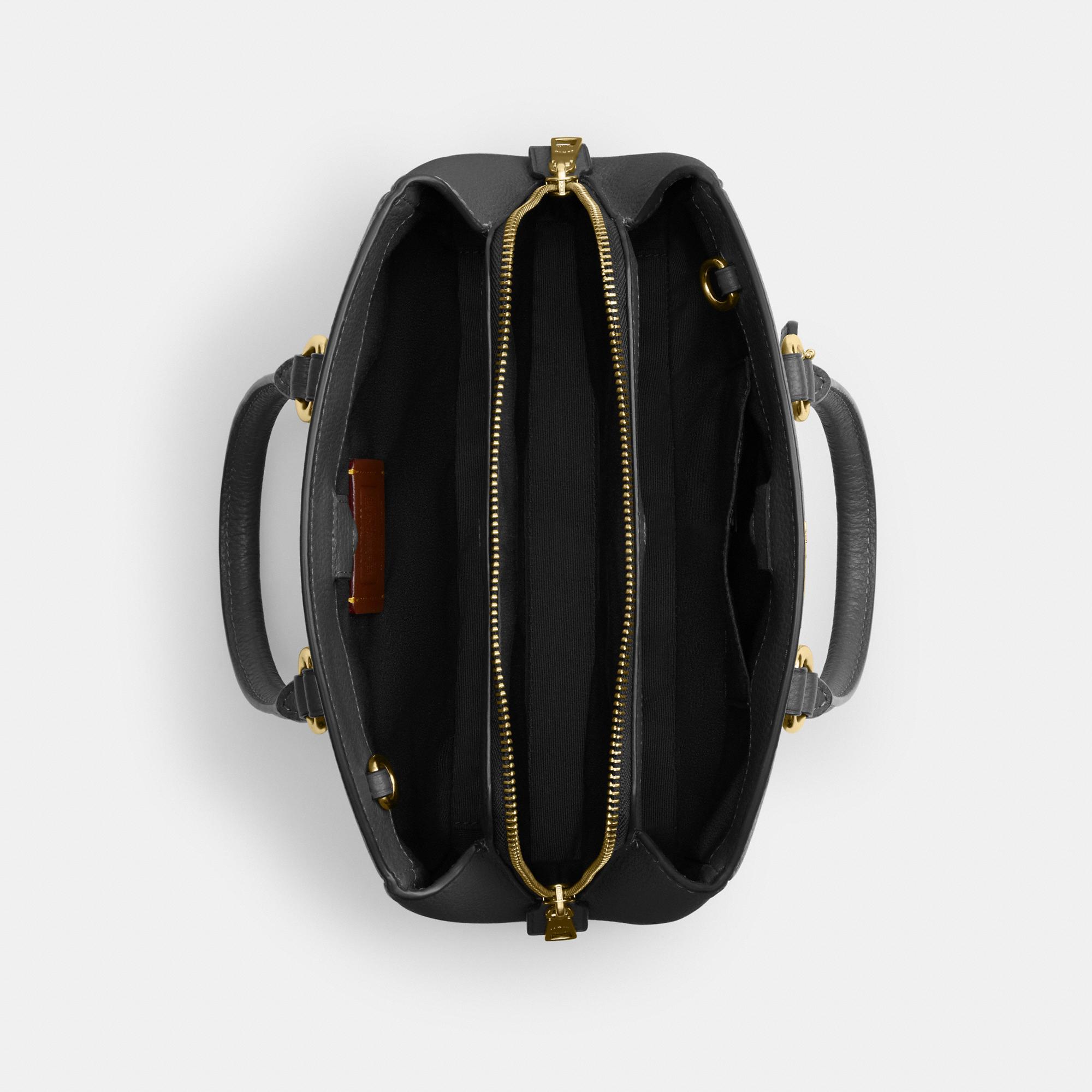 CAL54-SAVANNAH SMALL CARRYALL BAG-IM/Black