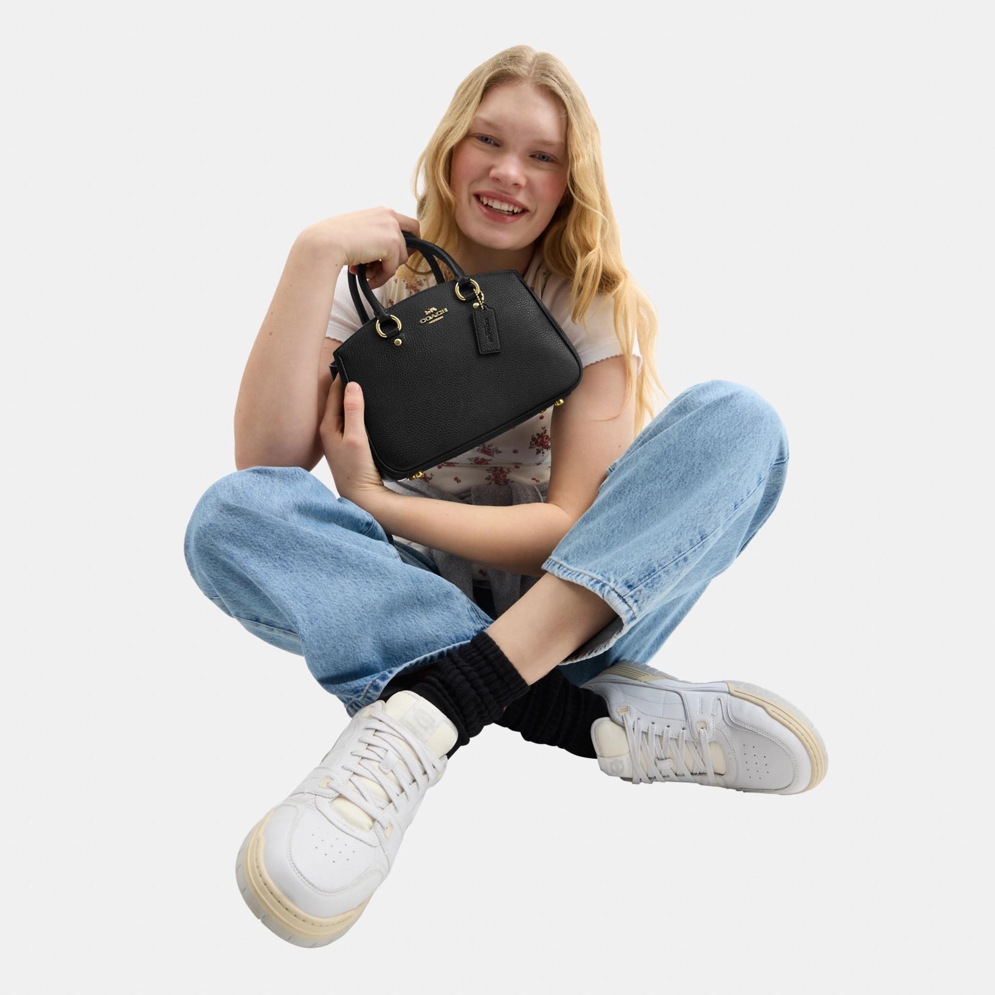 CAL54-SAVANNAH SMALL CARRYALL BAG-IM/Black