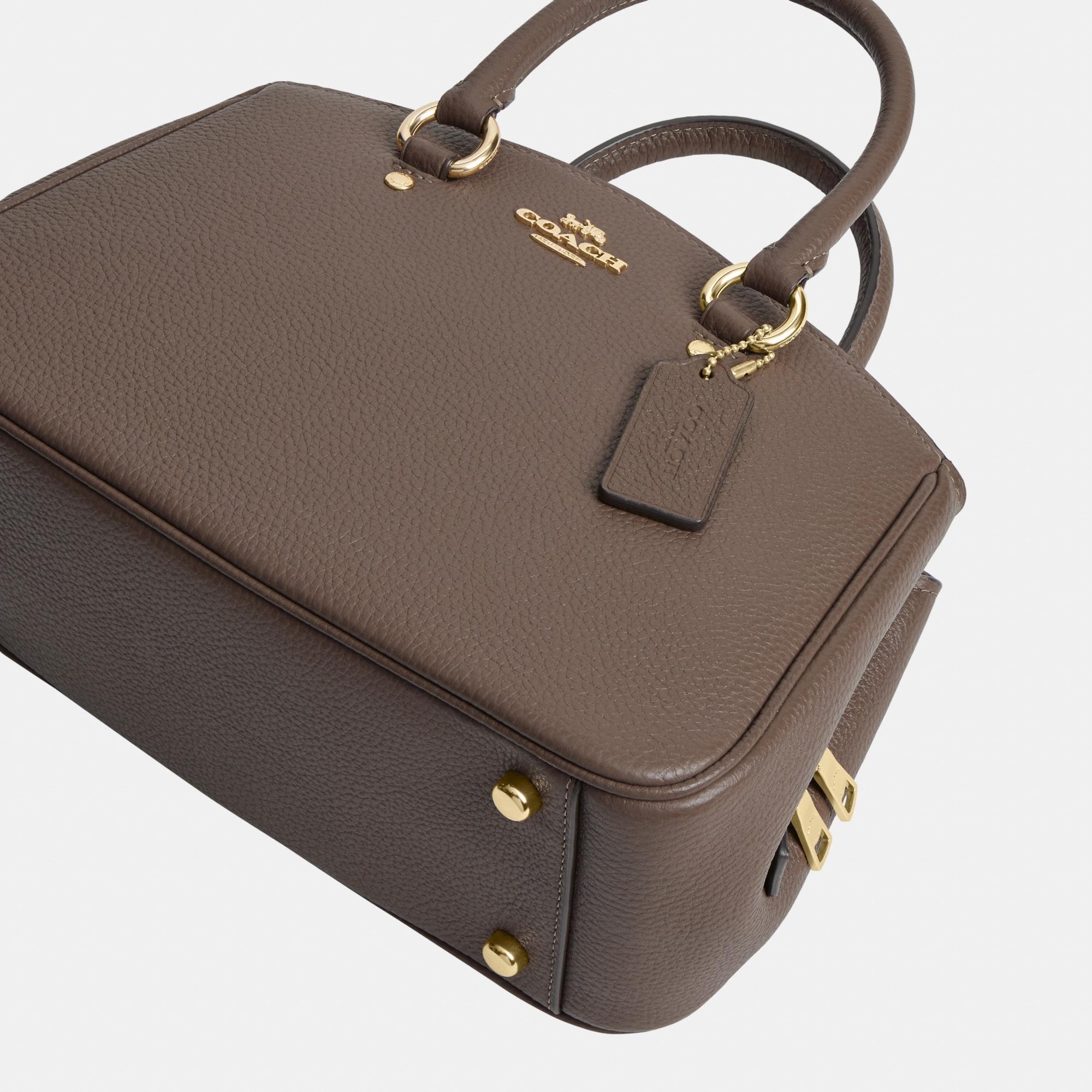 CAL54-SAVANNAH SMALL CARRYALL BAG-IM/Dark Stone