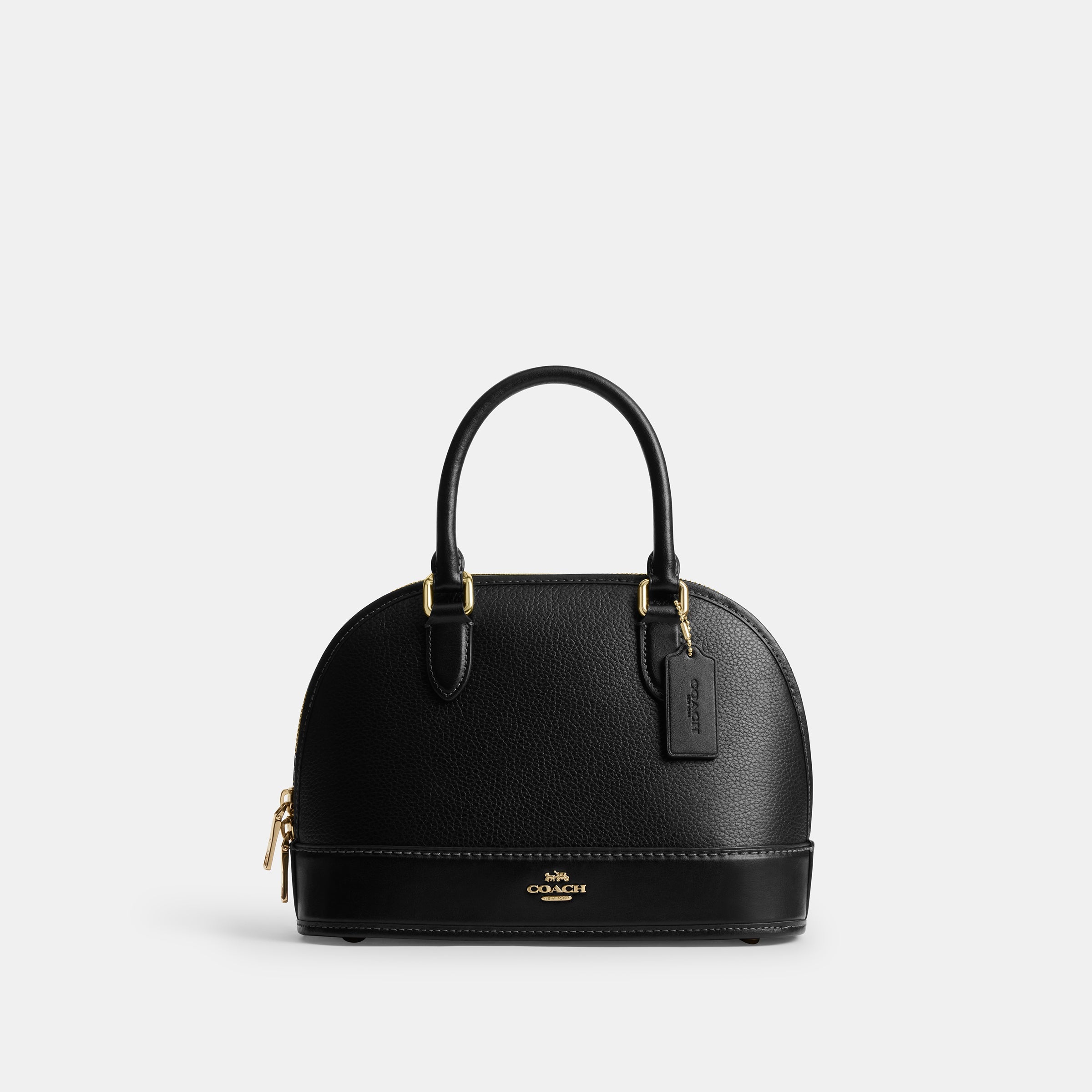 CAM55-Sabrina Satchel Bag-Im/Black