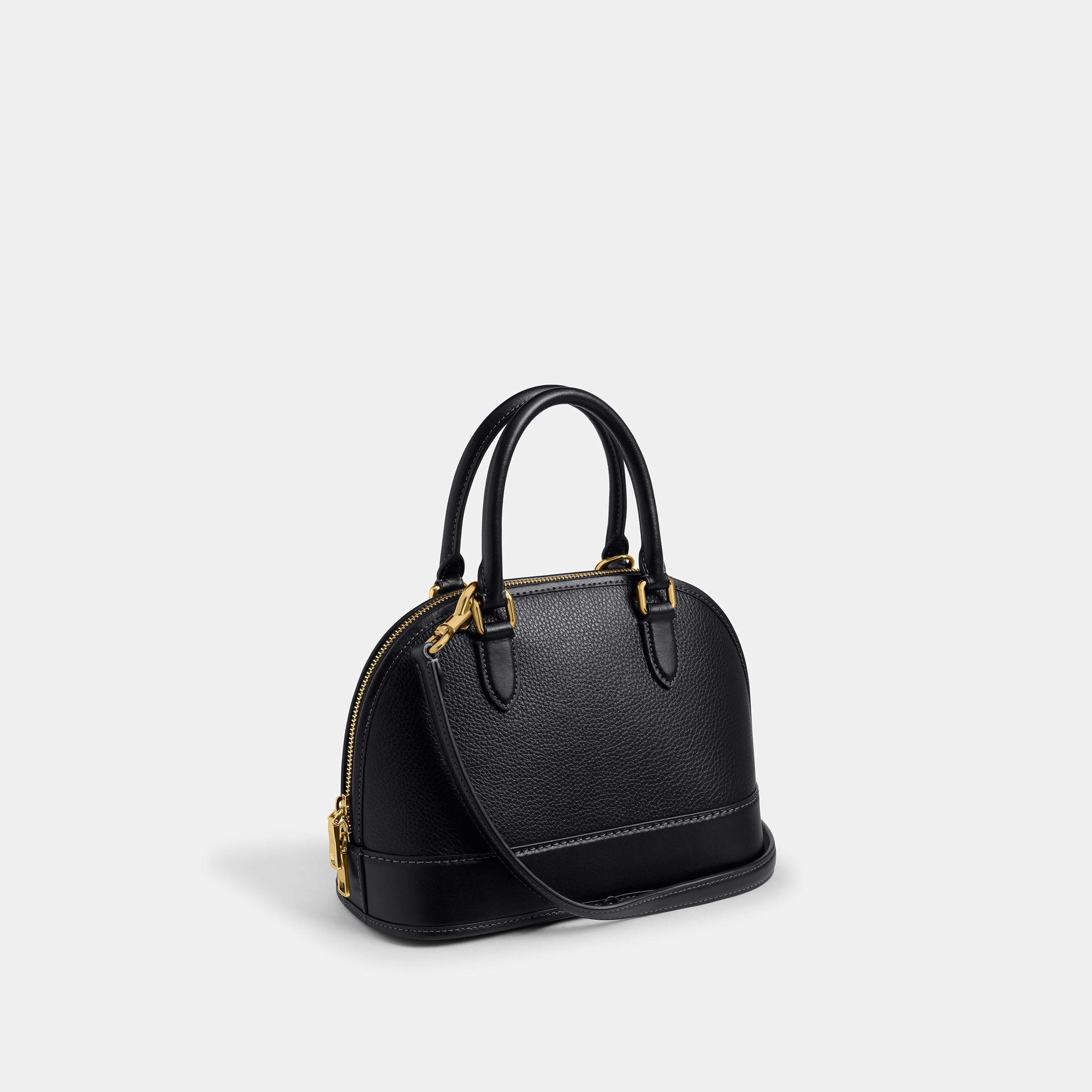 CAM55-Sabrina Satchel Bag-Im/Black