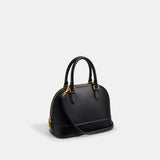 CAM55-Sabrina Satchel Bag-Im/Black