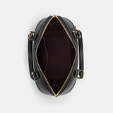 CAM55-Sabrina Satchel Bag-Im/Black